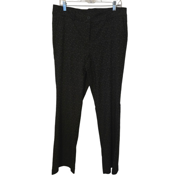 Lane Bryant Black Gray Design Women's Business Dress Pants 16 - Picture 1 of 5